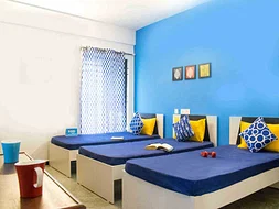 luxury pg rooms for working professionals men with private bathrooms in Bangalore-Zolo Harmony