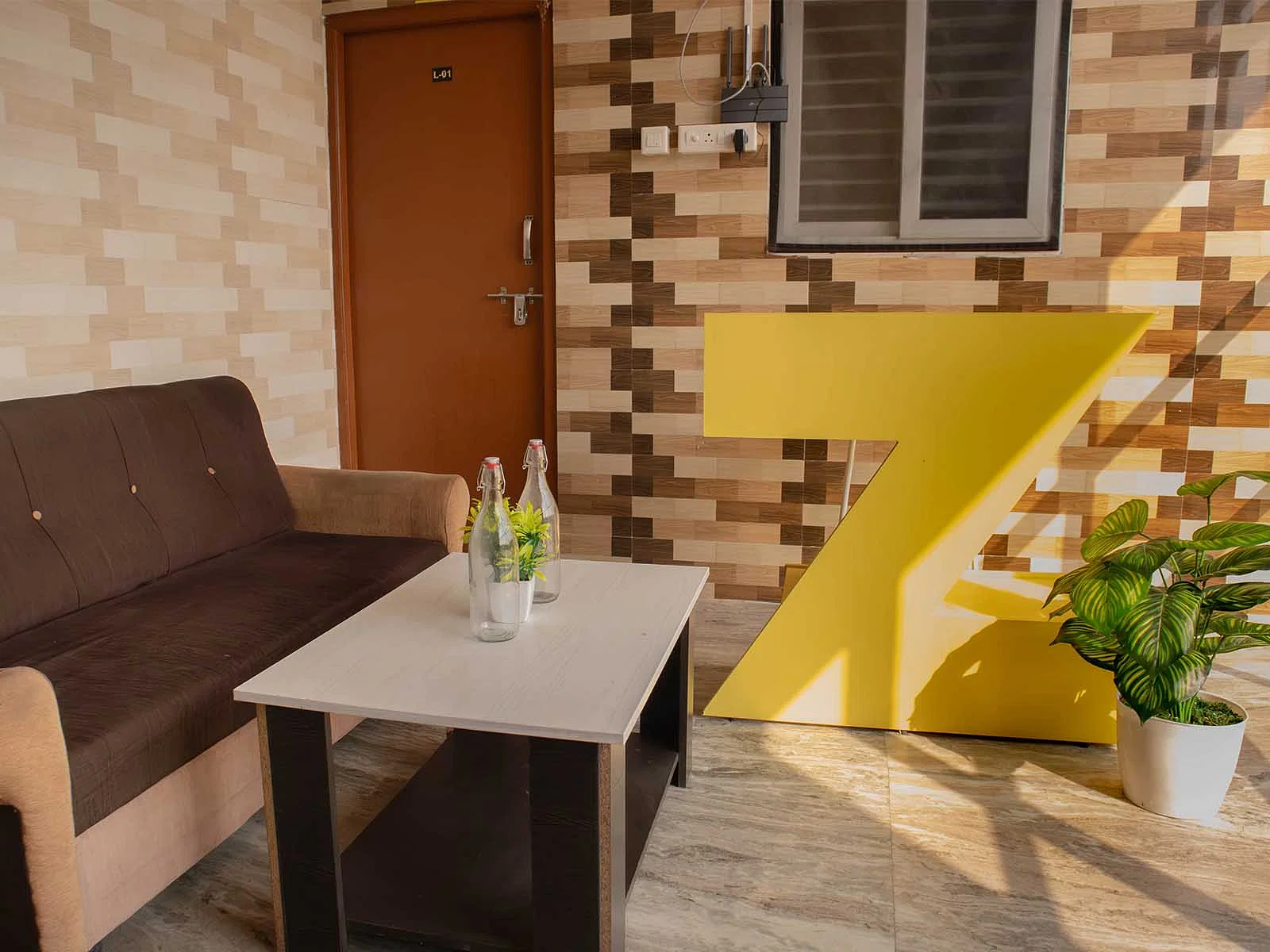 luxury PG accommodations with modern Wi-Fi, AC, and TV in Avarampalayam-Coimbatore-Zolo Krish Castle